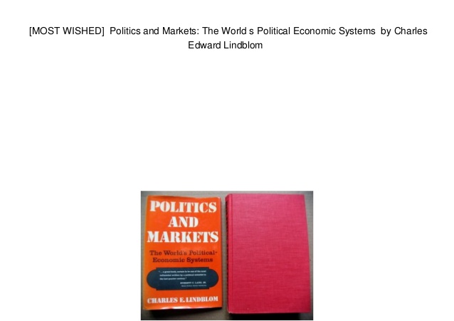 charles lindblom politics and markets pdf